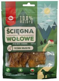Лакомство для собак Maced Natura Beef Tendors, говядина, 0.1 кг