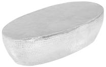 Kohvilaud VLX 246506, hõbe v., 100 cm x 50 cm x 28 cm