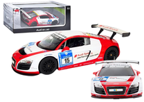 Rc автомобиль Rastar Audi R8 LMS, 1:24, белый цв./красный цв.