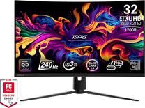 Monitorius MSI MPG 321CURX, QD-OLED, 240 Hz, 4K UHD, 31.5"