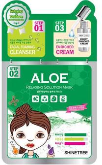 Маска для лица Shinetree Aloe, 28 мл