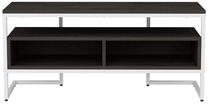ТВ стол Kalune Design Merrion, белый цв./темно-серый цв., 35 см x 110 см x 49.9 см