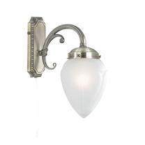 Valgusti seinale Searchlight Regency 1991-1AB, E14, 1 x 40 W, valge v. / kuldne v.