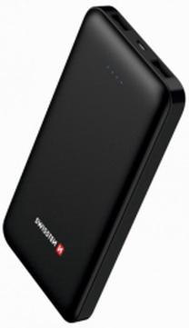 Lādētājs-akumulators (Power bank) Swissten, 10000 mAh, 12 W, melna krās.
