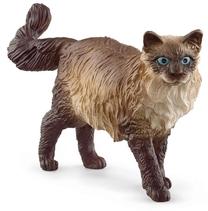 Фигурка-игрушка Schleich Farm World Ragdoll Cat 13940, 6.5 см, коричневый цв.