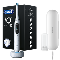 Elektrinis dantų šepetėlis Oral-B iO Series 10, mėlyna sp./balta sp.