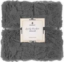 Pledas Springos Lovely Blankets Extra Soft, tamsiai pilka sp., 200 cm x 220 cm