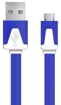Laidas Esperanza USB 2.0 male, Micro USB 2.0 B male, 1 m, mėlyna sp.