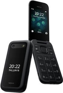 Telefons ar pogām Nokia 2660, 128 MB, melns krās.