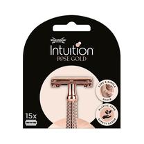 Сменные картриджи для бритв Wilkinson Sword Intuition Rose Gold, 15 шт.