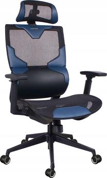 Игровой стул Cortek Vision, 73 x 73 x 123 - 133 см, черный цв./синий цв.