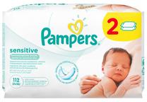 Drėgnos servetėlės kūdikiams Pampers, 112 vnt.