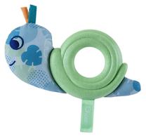 Прорезыватель Chicco Baby Snail, синий цв./зеленый цв.