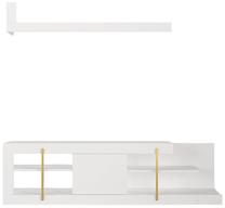 Sekcija Kalune Design Cascade 804TRH3080, balta sp., 180 cm x 29.6 cm x 48.4 cm
