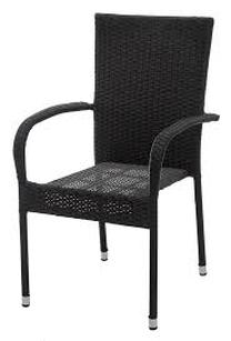 Aiatool 4Living Liisa, must v., 59 cm x 56 cm x 95 cm