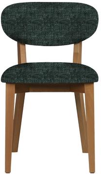 Kėdžių rinkinys Hanah Home Runo 632CNA1212, medžio sp./turkio sp., 52 cm x 52 cm x 80 cm, 2 vnt.