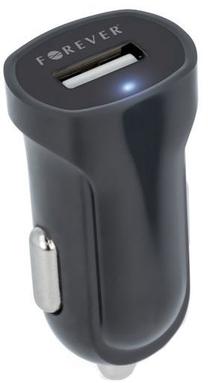 Automobilinis įkroviklis Forever, USB, juoda sp.