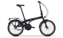 Dviratis sulankstomas Tabou Fold Urban, 20 ", sidabro sp./juoda sp.