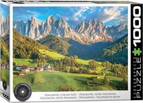 Dėlionė Eurographics Dolomites, Italian Alps 6000-5706, 67.6 cm x 48.9 cm, 1000 vnt., įvairių spalvų