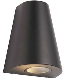 Sieninis lauko šviestuvas Endon Helm, 2.9W, LED, IP44, juoda sp.