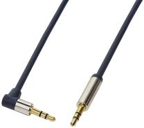 Vads Logilink Jack to Jack Jack 3.5, Jack 3.5, 5 m, zila krās.