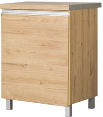 Apatinė virtuvinė spintelė Bodzio Monia KMO60DKS-DSC, ąžuolo sp., 60 cm x 60 cm x 86 cm