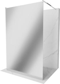 Dušas siena Mexen Kioto Walk-In, 110 cm x 200 cm, hroma krās./titāna krās./rūdītais