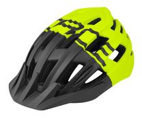 Шлемы велосипедиста универсальный Force Corella MTB, черный цв./желтый цв., L/XL