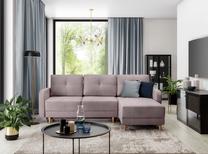 Kampinė sofa Roxi Loco 24, rožinė sp., 165 x 240 cm x 90 cm