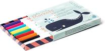 Flomasteriai Jaq Jaq Bird Wishy Washy Markers, vienpusiai, 9 vnt.