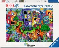 Pusle Ravensburger Lady Bug Lane 120017974, 50 cm x 70 cm, 1000 tk, mitmevärviline