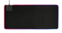 Pelės kilimėlis Deltaco DMP320, 90 cm x 40 cm x 0.4 cm, juoda sp.
