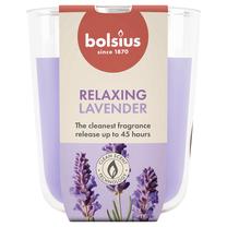 Žvakė, aromatinė Bolsius Relaxing Lavender, 45 h, violetinė sp.