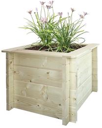 Gėlių vazonas Timbela M617-1, mediena, 58 cm x 58 cm, Ø 57 cm, medžio sp.