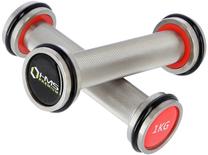 Svaru komplekts HMS Chrome Dumbbells, 2 x 1 kg