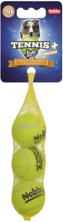 Rotaļlieta sunim, bumba Nobby Tennis Ball, 4 cm, Ø 4 cm, dzeltena krās., XS