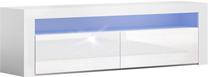 ТВ стол Pro Meble Milano 157, белый цв., 157.5 см x 35 см x 50 см