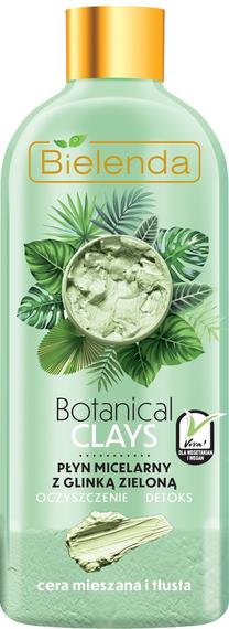 Micelārais ūdens Bielenda Botanical Clays Green Clay, 500 ml