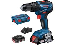 Smūginis gręžtuvas su akumuliatoriumi Bosch GSB 18V-55, 18 V, 2 Ah