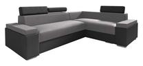 Kampinė sofa Idzczak Meble Chester Mini M05890, pilka sp., 252 x 185 cm x 95 cm