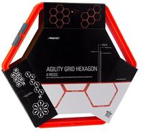 Vikrumo kilimėlis Avento Hexagon 41TK, 50 cm, oranžinė sp., 6 vnt.