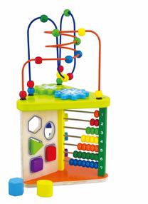 Aktivitāšu centrs Smily Play Active Triangle, 37 cm, daudzkrāsaina