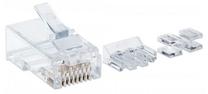 Laidų jungė Intellinet RJ45 8P8C Cat6A UTP, 80 vnt., skaidri sp.