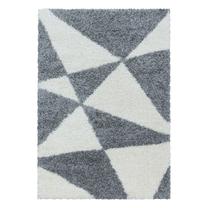 Kilimas vidaus Ayyildiz Tango Geometric, balta sp./pilka sp., 170 cm x 120 cm