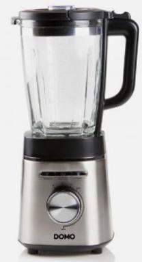 Kokteiļu blenderis Domo High Speed DO722BL, nerūsējošā tērauda krās.