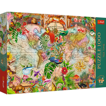Dėlionė Trefl Ancient World Map 12077, 48 cm x 68.3 cm, 1000 vnt., įvairių spalvų
