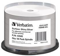 Ierakstāms kompaktdisks Verbatim, 700 MB, 50gab.