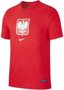 Футболка, мужские Nike Poland Tee Evergreen Crest, красный цв., 2xl