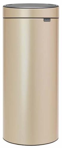Šiukšliadėžė Brabantia Touch New, aukso sp., 30 l, 70.5 cm x 29.5 cm