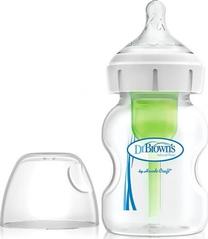 Kūdikių buteliukas Dr. Brown's Options+, 150 ml, 0 mėn., skaidri sp.